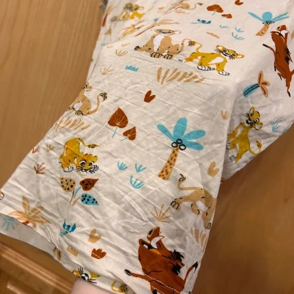 Disney Little Sleepies Lion King Bamboo Pajama Shirt Medium - Picture 9 of 9